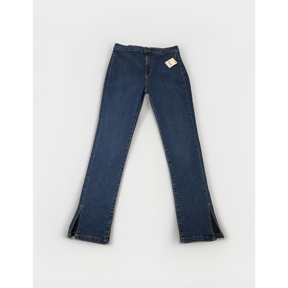 Free People Denim - NEW Free People Riley Slit Skinny Jeans 30 Nightshade Blue Boho Stretch MSRP $78